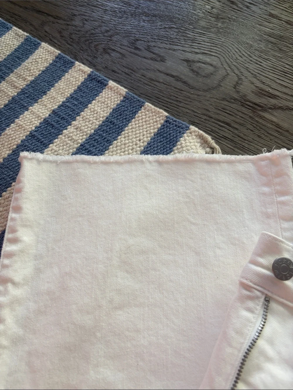 J.Crew White Wide-Leg Crop Jeans